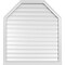 Ekena Millwork Octagonal Top Surface Mount PVC Gable Vent w/ 2"W x 2"P Brickmould Sill Frame, 38"W x 42"H GVPOT38X4203SF - alternate 1